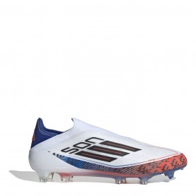 Мъжки футболни бутонки Adidas F50 Elite Laceless Firm Ground Football Boots Mens - White/Blk/Red мъжки,футболни,бутонки,разпродажба,adidas,футболни,обувки,adidas,футболни,обувки,adidas,messi,футболни,обувки,за,твърд,терен,мъжки,футболни,обувки,всичко,з