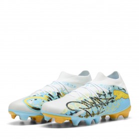 Футболни бутонки PUMA Future 9 Match Firm Ground Football Boots Adults - White/Blue/Yel футболни,бутонки,мъжки,маратонки,мъжки,футболни,обувки,всички,футболни,обувки,футболни,обувки,за,твърд,терен,футбол,футболни,обувки,за,мек,терен,puma,futur