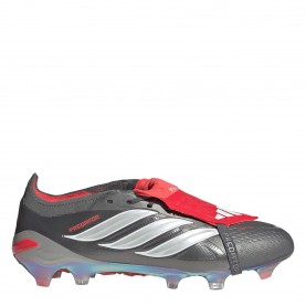 Футболни бутонки adidas Adults Predator Elite Fold-Over Tongue Firm Ground Football Boots - Grey/Red футболни,бутонки,мъжки,футболни,обувки,всички,футболни,обувки,футболни,обувки,за,мек,терен,футбол,футболни,обувки,за,твърд,терен,adidas,adults,predator,eli