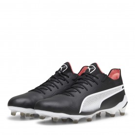 Футболни бутонки Puma King Ultimate Firm Ground Football Boots Adults - Black/White футболни,бутонки,разпродажба,puma,футболни,обувки,adidas,messi,футболни,обувки,nike,magista,футболни,обувки,puma,футболни,обувки,puma,evospeed,футболни,обу