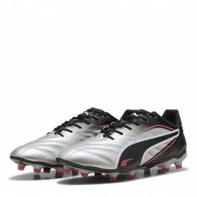 Футболни бутонки Puma King Pro Firm Ground Football Boots - Puma Silver-P футболни,бутонки,детски,маратонки,за,футбол,на,закрито,всички,футболни,обувки,мъжки,футболни,обувки,футболни,обувки,за,твърд,терен,футболни,обувки,за,мек,т