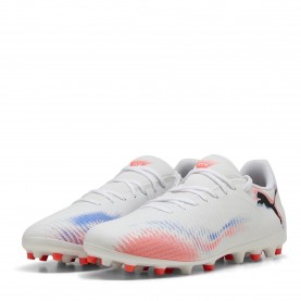 Футболни бутонки Puma Mens Future 8 Play Mg Firm Ground Football Boots - Puma White-Pu футболни,бутонки,детски,маратонки,за,футбол,на,закрито,всички,футболни,обувки,мъжки,футболни,обувки,футболни,обувки,за,твърд,терен,футболни,обувки,за,мек,т