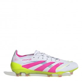 Футболни бутонки adidas Predator Elite Firm Ground Football Boots - White/Pink футболни,бутонки,всички,футболни,обувки,мъжки,футболни,обувки,футболни,обувки,за,мек,терен,футболни,обувки,за,твърд,терен,adidas,predator,elite,firm,ground