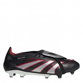 Футболни бутонки Adidas Predator Elite Fold-Over Tongue Firm Ground Football Boots - Black/Red футболни,бутонки,разпродажба,adidas,футболни,обувки,adidas,футболни,обувки,adidas,messi,футболни,обувки,за,твърд,терен,мъжки,футболни,обувки,всичко,за,футб