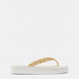 MICHAEL Michael Kors Zaza Platform Flip Flops - Cream michael,michael,kors,zaza,platform,flip,flops,cream