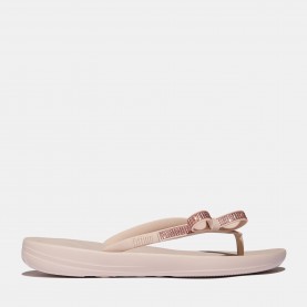 джапанки,fitflop,iqushion,bow,flip,flops,nude,rose