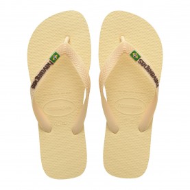Джапанки Havaianas Brasil Logo Flip Flops - Buttercream джапанки,дамски,обувки,havaianas,brasil,logo,flip,flops,buttercream