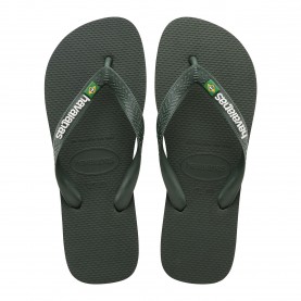 Джапанки Havaianas Brasil Logo Flip Flops - Olive джапанки,дамски,обувки,havaianas,brasil,logo,flip,flops,olive