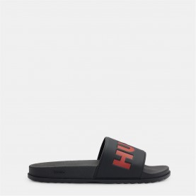 Hugo Kids' Match It Sliders - Black hugo,kids',match,it,sliders,black