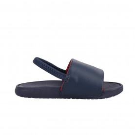 Polo Ralph Lauren Kids' Cayson Pool Sliders - Navy/Red polo,ralph,lauren,kids',cayson,pool,sliders,navy,red