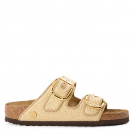 Дамски сандали Birkenstock Womens Arizona Big Buckle Textile Flat Sandals - Natural дамски,сандали,birkenstock,women,s,arizona,big,buckle,textile,flat,sandals,natural