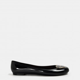 обувки,love,moschino,jelly,ballet,pumps,black,gold