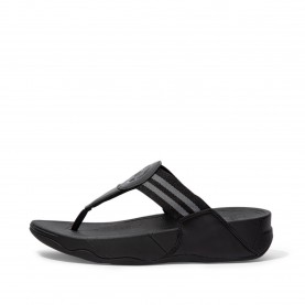 дамски,сандали,fitflop,women,s,walkstar,webbing,wide,fit,flatform,sandal,all,black