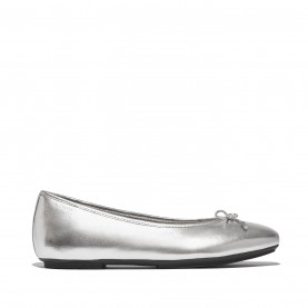 обувки,fitflop,women's,bow,metallic,ballet,pumps,silver