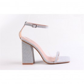 дамски,сандали,chic,heel,strp,sndl,ld99,silver,sparkle