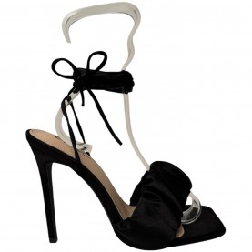 дамски,обувки,chic,stlto,tie,sndl,ld99,black,satin