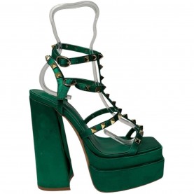 дамски,сандали,дамски,сандали,и,чехли,chic,std,strp,pltfrm,ld99,green,satin