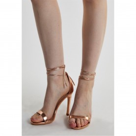 дамски,обувки,glamorous,ankle,tie,high,heels,rose,gold