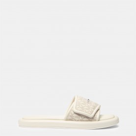 MICHAEL Michael Kors Suki Flat Slides - Vanilla michael,michael,kors,suki,flat,slides,vanilla