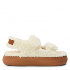 Дамски сандали Moon Boot Womens Shearling Flatform Sandals - Ice дамски,сандали,moon,boot,women,s,shearling,flatform,sandals,ice