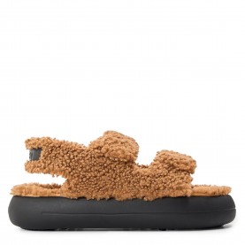 Дамски сандали Moon Boot Womens Shearling Flatform Sandals - Cognac дамски,сандали,moon,boot,women,s,shearling,flatform,sandals,cognac