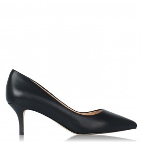 обувки,дамски,обувки,linea,kitten,heel,shoes,black,leather