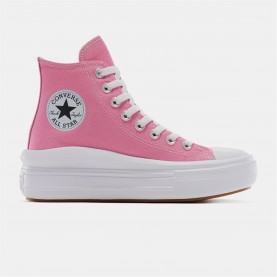 Маратонки Converse Women's Chuck Taylor All Star Mov Platform Trainers - 650-Pink/Whit маратонки,разпродажба,converse,дамски,маратонки,converse,women's,chuck,taylor,all,star,mov,platform,trainers,650,pink,whit