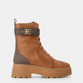 Дамски обувки MICHAEL Michael Kors Womens Ankle Rubber Sole Biker Boots - Brn Luggage дамски,обувки,дамски,боти,michael,michael,kors,women,s,ankle,rubber,sole,biker,boots,brn,luggage