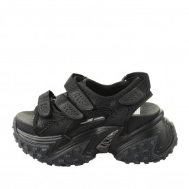 Дамски сандали Buffalo Womens Vegan Flatform Sandals - Black дамски,сандали,buffalo,women,s,vegan,flatform,sandals,black