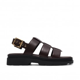 Дамски сандали Clarks Womens Flat Sandals - Dark Brown дамски,сандали,clarks,women,s,flat,sandals,dark,brown