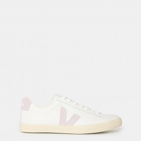 Дамски маратонки Veja Womens Esplar Leather Court Trainers - White/Parme дамски,маратонки,veja,women,s,esplar,leather,court,trainers,white,parme
