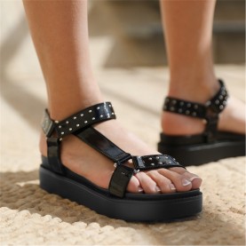 Сандали Wheres That From Strap Sandal Ld99 - Black сандали,дамски,сандали,дамски,сандали,и,чехли,wheres,that,from,strap,sandal,ld99,black