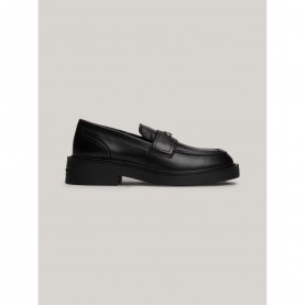 Tommy Jeans Womens Logo Loafers - Black tommy,jeans,women,s,logo,loafers,black