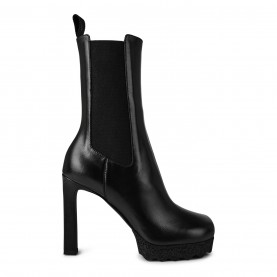 обувки,дамски,боти,off,white,calf,leather,sponge,heel,boots,black