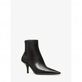 MICHAEL MICHAEL KORS MMK Selina Bootie Ld54 - Black Leather дамски,боти,michael,michael,kors,mmk,selina,bootie,ld54,black,leather