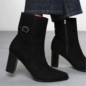 дамски,боти,wheres,that,from,block,boot,ld61,black,suede