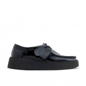 Дамски обувки Clarks Womens Moc Toe Formal Shoes - Black Pat дамски,обувки,clarks,women,s,moc,toe,formal,shoes,black,pat