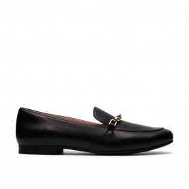 Clarks Womens Loafers - Black Leather clarks,women,s,loafers,black,leather