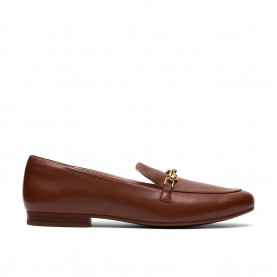 Clarks Womens Loafers - Tan Leathrer clarks,women,s,loafers,tan,leathrer