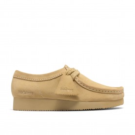 Clarks Originals Womens Wallabee Lite Suede Moc-Toe Shoes - Maple Suede clarks,originals,women,s,wallabee,lite,suede,moc,toe,shoes,maple,suede