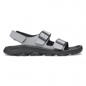 Birkenstock WOODY LOGO SLIDE - Gray birkenstock,woody,logo,slide,gray