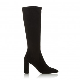 обувки,дамски,боти,dune,london,siren,high,block,heel,pointed,toe,boots,black