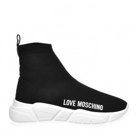 маратонки,маратонки,за,училище,ученически,обувки,love,moschino,logo,sock,trainers,black,000