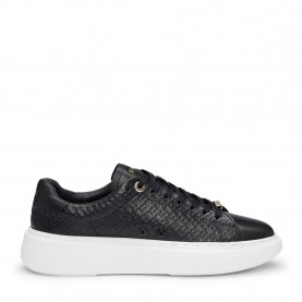 Дамски маратонки Boss Womens Amber Tenn Hflt Low-Top Trainers - Black дамски,маратонки,boss,women,s,amber,tenn,hflt,low,top,trainers,black
