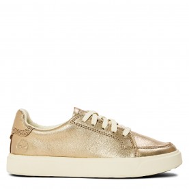 timberland,timberland,emerson,street,low,lace,up,sneaker,gold,metallic