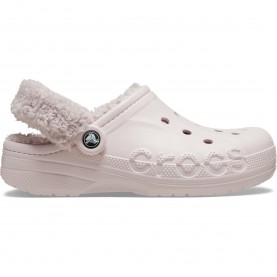 дамски,пантофи,чехли,crocs,women,s,baya,lined,fuzz,strap,mule,slippers,barely,pink