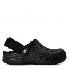 дамски,пантофи,чехли,crocs,women,s,baya,lined,fuzz,strap,mule,slippers,black
