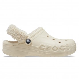 дамски,пантофи,crocs,women,s,baya,lined,fuzz,strap,mule,slippers,winter,white