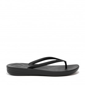 Джапанки FitFlop Iqushion Ergonomic Flip Flops - All Black джапанки,fitflop,iqushion,ergonomic,flip,flops,all,black