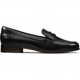 clarks,hamble,loafers,black,leather